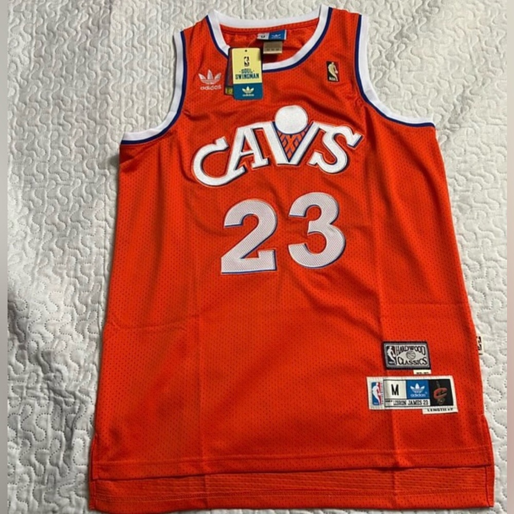 Adidas Orange Cavs Basketball Jersey